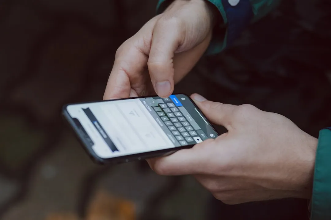 smartphone text message