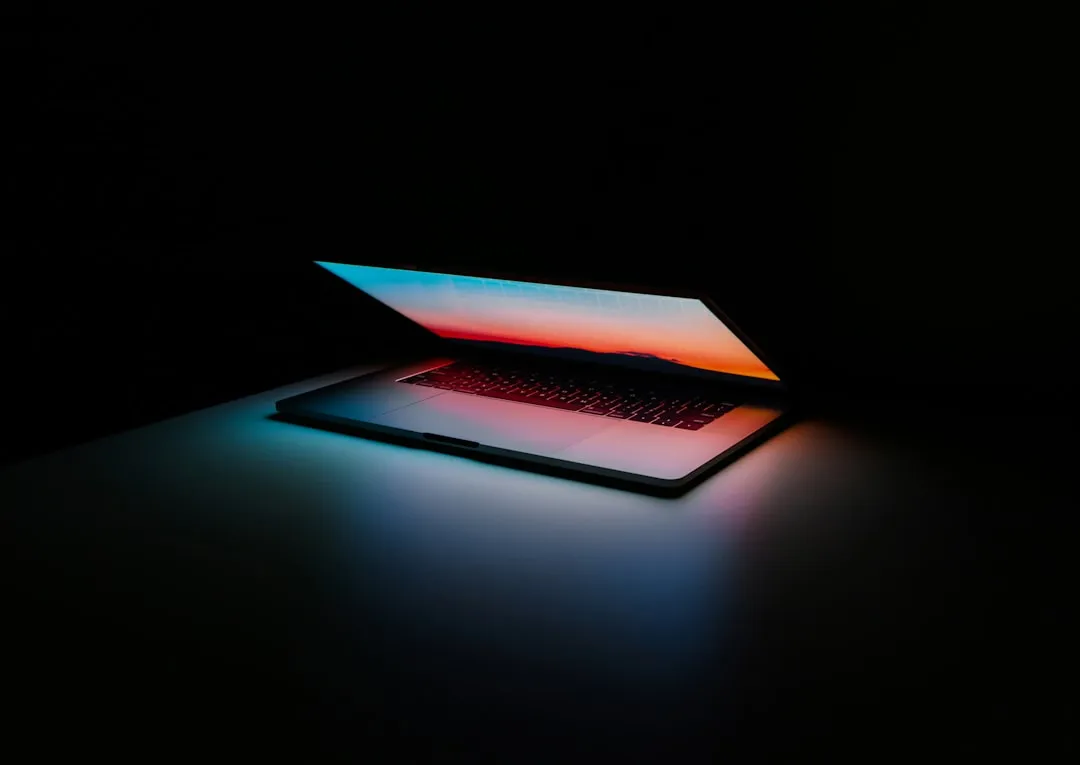 laptop computer screen